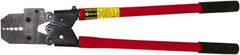 Loos & Co. - Multi-Cavity Hand Swaging Tool - Steel Tubing Handle, with Cutter - Exact Tooling