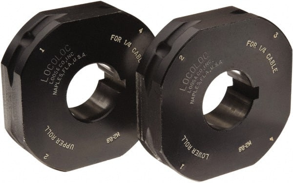 Loos & Co. - 1/8" Ball Terminal Roll Die - Metal/Black - Exact Tooling