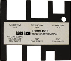 Loos & Co. - 7/32 to 5/16 Inch Range, Wire and Sheet Metal Gage - Use with Cable Sleeve Swaging - Exact Tooling
