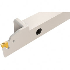 Iscar - External Thread, 1.8mm Min Groove Width, 119.99mm OAL, Right Hand Indexable Grooving Cutoff Toolholder - 16mm Shank Height x 16mm Shank Width, TAG Insert Style, TGT Toolholder Style, Series Tang-Grip - Exact Tooling