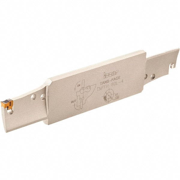 Iscar - 3" Groove Width, 24mm Max Depth of Cut, Right Hand Cut, TNFFH Indexable Grooving Blade - TNF-M, TNF-P Insert Style, Series TangFace - Exact Tooling