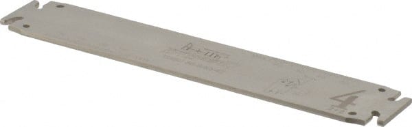 Iscar - 1.38" Blade Height, 0.98" Blade Width, 7.087" OAL, Neutral Cut, Double End Indexable Cut-Off Blade - TGSU Blade, Tang-GripIQ Series - Exact Tooling