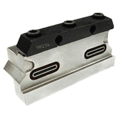 Iscar - Tool Block Style TGTBU, 1.02" Blade Height, 4.33" OAL, 1.95"& OAH, Indexable Cutoff Blade Tool Block - 1" Shank Height, 1.028" Shank Width, Through Coolant, Series JetHPLine - Exact Tooling