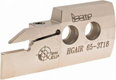 Iscar - 3" Groove Width, 18mm Max Depth of Cut, Right Hand Cut, HGAI Indexable Grooving Blade - GRIP, GRIP (Full Radius), HGN-C, HGN-J, HGN-UT Insert Style, Series Heliface - Exact Tooling