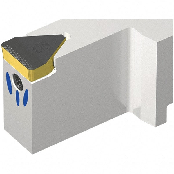 Iscar - THD, External, Left Hand, 40mm Max Depth of Cut, 16mm Max Groove Width, Indexable Grooving Tool Holder - TIGER 1615Y-IQ Insert Compatibility, 32mm Shank Height, 32mm Shank Width, 170mm OAL, Through Coolant - Exact Tooling