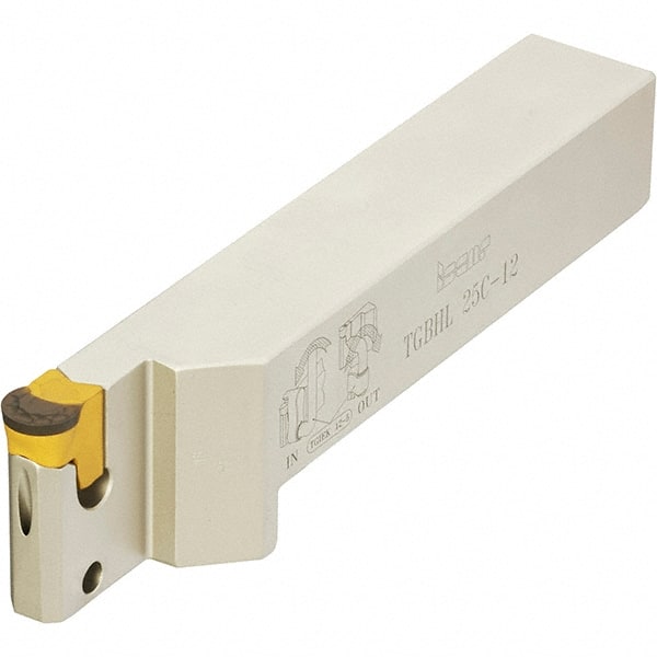 Iscar - External Thread, 25mm Max Cut of Depth, 150mm OAL, Right Hand Indexable Grooving Cutoff Toolholder - 25mm Shank Height x 25mm Shank Width, TAG.. Insert Style, TGBH Toolholder Style, Series Sumo-Grip - Exact Tooling