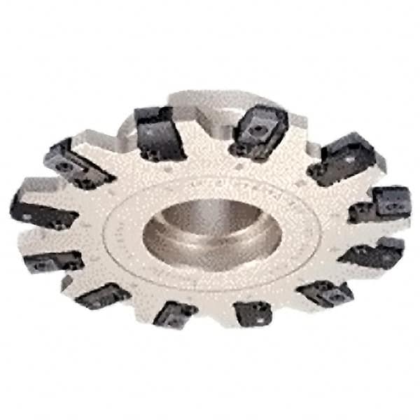 Iscar - Shell Mount Connection, 0.4134" Cutting Width, 1.0236" Depth of Cut, 100mm Cutter Diam, 1-1/16" Hole Diam, 6 Tooth Indexable Slotting Cutter - FDN-CALN12 Toolholder, LNET 12-TN, LNET 12-TN-MM, LNET 12..-30X1-N Insert - Exact Tooling