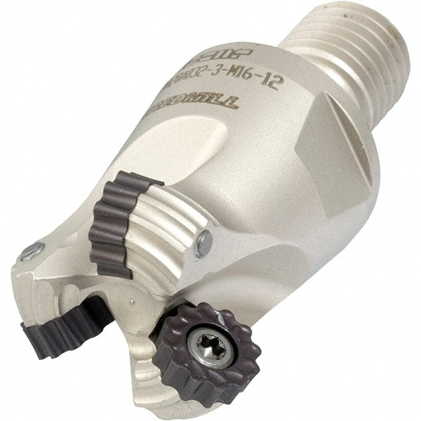 Iscar - 40mm Cutting Diam, 6mm Max Depth of Cut, Modular Connection Indexable Copy End Mill - 4 Inserts, RCMT/RCCT-MO, RCMT/RCMW/RCCW-FW, RCMW/RCCW-MO Insert, ERW-M Toolholder, Through Coolant - Exact Tooling