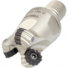 Iscar - 40mm Cutting Diam, 6mm Max Depth of Cut, Modular Connection Indexable Copy End Mill - 4 Inserts, RCMT/RCCT-MO, RCMT/RCMW/RCCW-FW, RCMW/RCCW-MO Insert, ERW-M Toolholder, Through Coolant - Exact Tooling