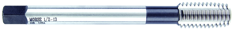 1/2-13 Dia. - GH5 - 4 FL - Premium HSS - Bright - Bottoming Thread Forming Tap - Exact Tooling