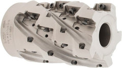 Iscar - 20 Inserts, 2-1/2" Cut Diam, 1" Arbor Diam, 2.8" Max Depth of Cut, Indexable Square-Shoulder Face Mill - 0° Lead Angle, 3.94" High, P290 AC.T 1806.. Insert Compatibility, Through Coolant, Series MillShred - Exact Tooling