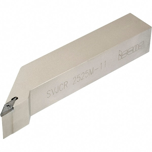 Iscar - SVJC, Right Hand Cut, 93° Lead Angle, 5/8" Shank Height x 5/8" Shank Width, Neutral Rake Indexable Turning Toolholder - 2.9" OAL, VCM..33.. Insert Compatibility, Series Isoturn - Exact Tooling