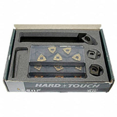 Iscar - CNMG 120408-TF, SNMG 120408-GN, WNMG 080408-TF Insert Style, MULN Toolholder Style, Indexable Turning Set - 5.9055" OAL, 1 Toolholder Included - Exact Tooling