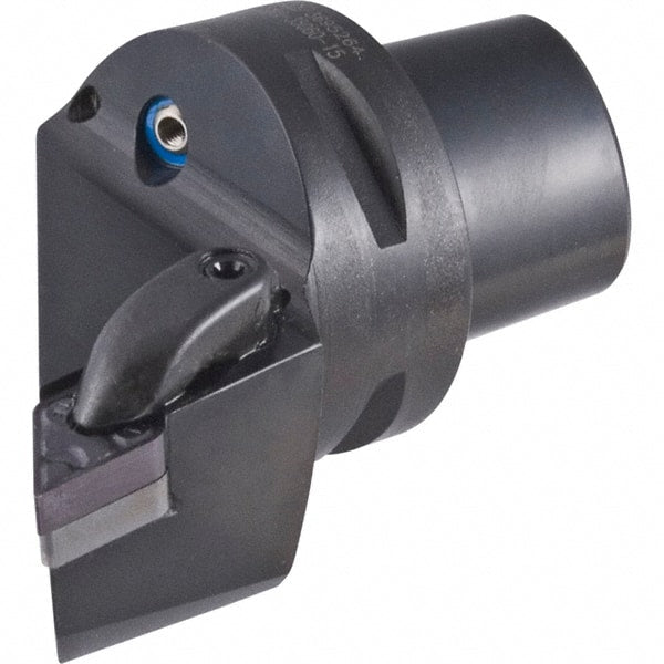 Iscar - Right Hand Cut, Size C4, DC.. 11T30.. Insert Compatiblity, Internal or External Modular Turning & Profiling Cutting Unit Head - 26.92mm Ctr to Cutting Edge, 50.01mm Head Length, Through Coolant, Series CAMFIX & Isoturn - Exact Tooling