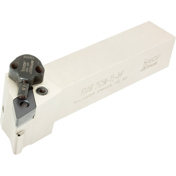 Iscar - SVJC, Left Hand Cut, 93° Lead Angle, 1" Shank Height x 1" Shank Width, Neutral Rake Indexable Turning Toolholder - 6" OAL, VC..33.. Insert Compatibility, Series Isoturn - Exact Tooling