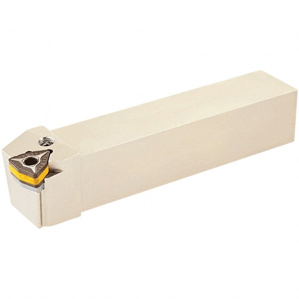 Iscar - PWXO, Right Hand Cut, 18.5° Lead Angle, 40mm Shank Height x 40mm Shank Width, Negative Rake Indexable Turning Toolholder - 250mm OAL, WOMG 1007-IQ Insert Compatibility, Series DoveIQTurn, FeedTurn - Exact Tooling