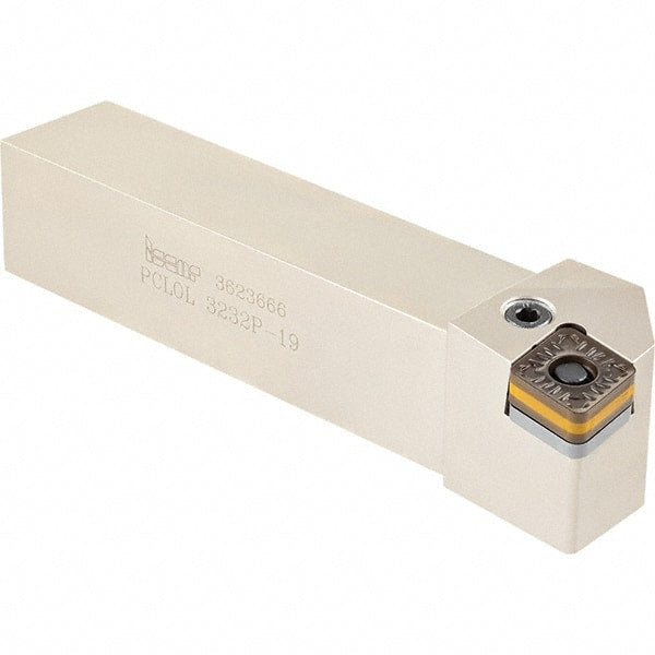 Iscar - PCLO, Right Hand Cut, 95° Lead Angle, 1-1/4" Shank Height x 1-1/4" Shank Width, Negative Rake Indexable Turning Toolholder - 6" OAL, COMG 6.. Insert Compatibility, Series DoveIQTurn - Exact Tooling