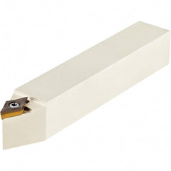 Iscar - SDJC, Left Hand Cut, 93° Lead Angle, 16mm Shank Height x 16mm Shank Width, Neutral Rake Indexable Turning Toolholder - 100mm OAL, DCMT 13T5-SL Insert Compatibility, Series Isoturn - Exact Tooling