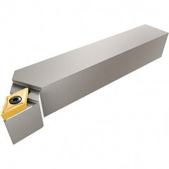 Iscar - SDJC, Right Hand Cut, 93° Lead Angle, 3/4" Shank Height x 3/4" Shank Width, Neutral Rake Indexable Turning Toolholder - 5" OAL, DCMT 13T5-SL Insert Compatibility, Series Isoturn - Exact Tooling