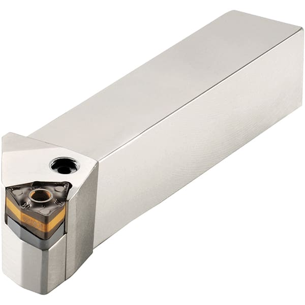 Iscar - PWLO, Right Hand Cut, 95° Lead Angle, 1-1/4" Shank Height x 1-1/4" Shank Width, Negative Rake Indexable Turning Toolholder - 6" OAL, WOMG Insert Compatibility, Series DoveIQTurn, FeedTurn - Exact Tooling