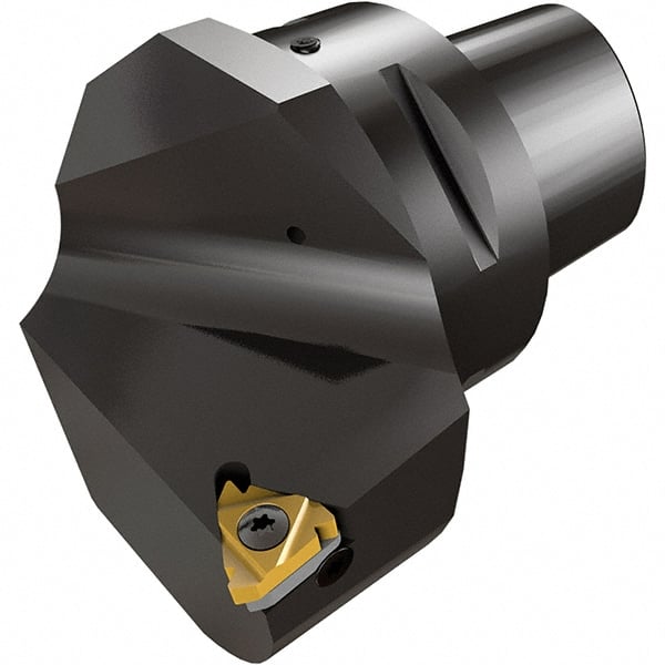 Iscar - Multiple Insert Styles, 60mm Head Length, Right Hand Cut, External Modular Threading Cutting Unit Head - System Size C5, 35mm Center to Cutting Edge, Series IscarThread - Exact Tooling