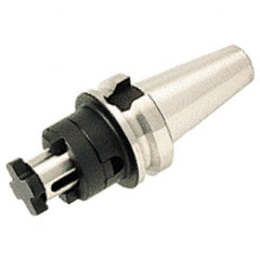 Iscar - BT40 Taper Shank 22mm Pilot Diam Shell Mill Holder - 53mm Flange to Nose End Projection, 40mm Nose Diam, Through-Spindle Coolant - Exact Tooling