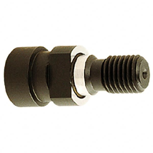 Iscar - DIN69871-40 Taper, M16x2 Thread, 15° Angle Radius, Standard Retention Knob - 2.0866" OAL, 0.8307" Knob Diam, 63/64" from Knob to Flange - Exact Tooling