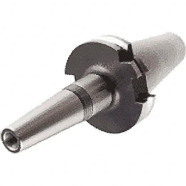 Iscar - 8mm Hole Diam, DIN69871-40 Taper Shank Shrink Fit Tool Holder & Adapter - 104.1mm Projection, 14mm Nose Diam, 31mm Clamping Depth, 25,000 RPM, Through Coolant - Exact Tooling