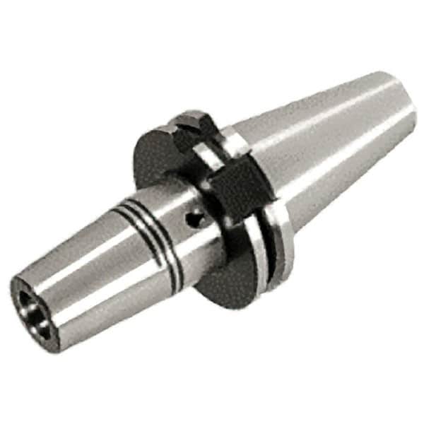 Iscar - 10mm Hole Diam, DIN69871-40 Taper Shank Shrink Fit Tool Holder & Adapter - 80mm Projection, 24mm Nose Diam, 42mm Clamping Depth, 25,000 RPM, Through Coolant - Exact Tooling