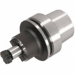 Iscar - HSK40E Taper Shank 22mm Pilot Diam Shell Mill Holder - 50mm Flange to Nose End Projection, 47mm Nose Diam, Through-Spindle Coolant - Exact Tooling