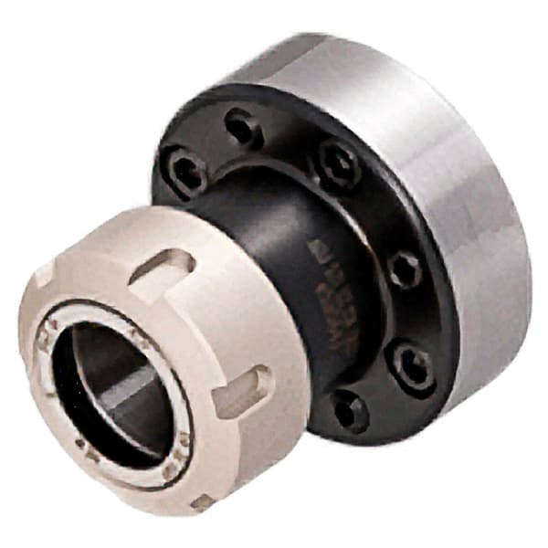 Iscar - 2mm to 20mm Capacity, 75mm Projection, Straight Shank, ER32 Collet Chuck - 85mm OAL, 35mm Shank Diam - Exact Tooling