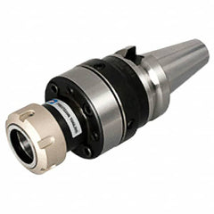 Iscar - 0.08" to 0.789" Capacity, 4.902" Projection, CAT50 Taper Shank, ER32 Collet Chuck - Through-Spindle - Exact Tooling