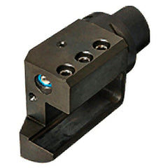 Iscar - 1.2598" Inside Hole Diam, 5.5118" Projection, Square Shank Adapter - Modular Connection Shank, Through Coolant - Exact Tooling