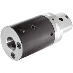 Iscar - 40mm Bore Diam, 75mm Body Diam x 105mm Body Length, Boring Bar Holder & Adapter - 0.4724" Screw Thread Lock, 71mm Bore Depth, Internal Coolant - Exact Tooling