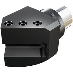 Iscar - 1.2598" Inside Hole Diam, 5.5118" Projection, Square Shank Adapter - Modular Connection Shank, Through Coolant - Exact Tooling
