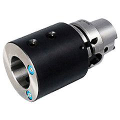 Iscar - 40mm Bore Diam, 82mm Body Diam x 115mm Body Length, Boring Bar Holder & Adapter - 0.4724" Screw Thread Lock, 71mm Bore Depth, Internal Coolant - Exact Tooling