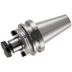 Iscar - BT30 Taper Shank 16mm Pilot Diam Shell Mill Holder - 50mm Flange to Nose End Projection, 38mm Nose Diam, Through-Spindle Coolant - Exact Tooling