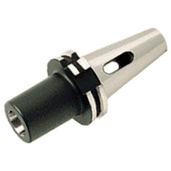 Iscar - DIN69871-50 Outside Taper, 2MT Inside Taper, DIN69871 to Morse Taper Adapter - 60mm Projection, 32mm Nose Diam, 0.0002" TIR - Exact Tooling