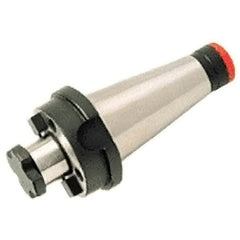 Iscar - DIN2080-50 Taper Face Mill Holder & Adapter - 1.5748" Pilot Diam, 1.063" Arbor Length, M12 Mount Hole, 0.000197" TIR - Exact Tooling