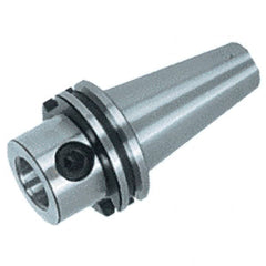 Iscar - CAT40 Outside Taper, CF4 Inside Modular Connection, CAT to Click-Fit Taper Adapter - 1-3/4" Projection, 1.752" Nose Diam, 0.0001" TIR, Through Coolant - Exact Tooling