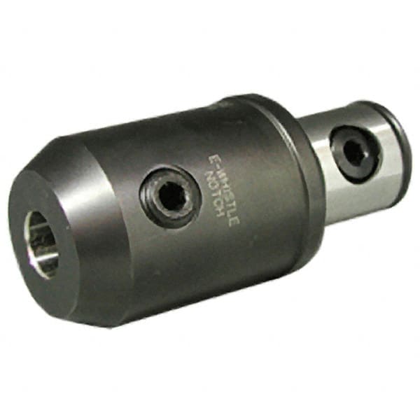 Iscar - 0.63" Bore Diam, 1.89" Body Diam x 2.4" Body Length, Boring Bar Holder & Adapter - 0.16" Bore Depth, Internal Coolant - Exact Tooling