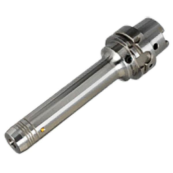 Iscar - HSK63A Taper Shank, 12mm Hole Diam, Hydraulic Tool Holder/Chuck - 29mm Nose Diam, 200mm Projection, 47mm Clamp Depth, 15,000 RPM, Through Coolant - Exact Tooling