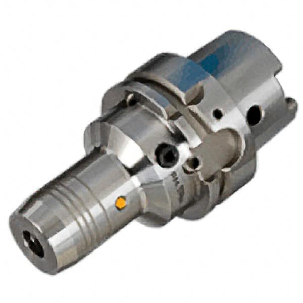 Iscar - HSK63A Taper Shank, 8mm Hole Diam, Hydraulic Tool Holder/Chuck - 25mm Nose Diam, 80mm Projection, 37mm Clamp Depth, 15,000 RPM, Through Coolant - Exact Tooling