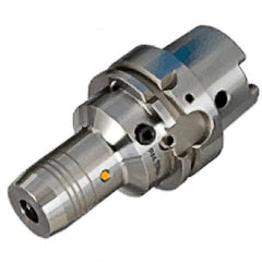 Iscar - HSK100A Taper Shank, 1-1/4" Hole Diam, Hydraulic Tool Holder/Chuck - 2.205" Nose Diam, 4.724" Projection, 2.44" Clamp Depth, 10,000 RPM, Through Coolant - Exact Tooling