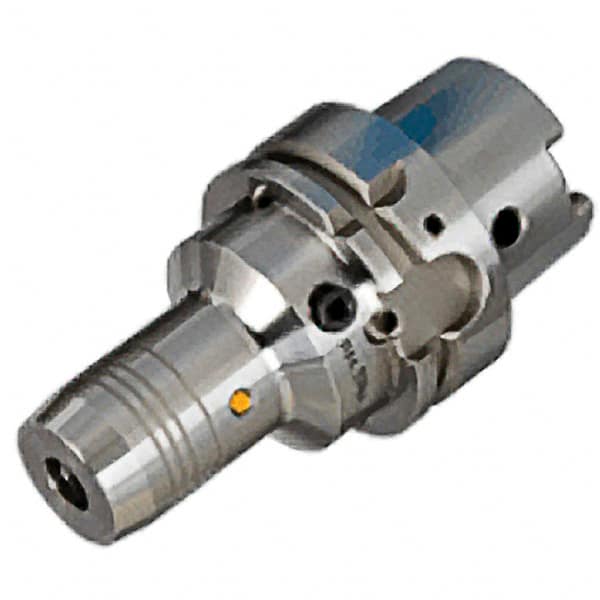 Iscar - HSK100A Taper Shank, 1" Hole Diam, Hydraulic Tool Holder/Chuck - 1.811" Nose Diam, 4.528" Projection, 10,000 RPM, Through Coolant - Exact Tooling