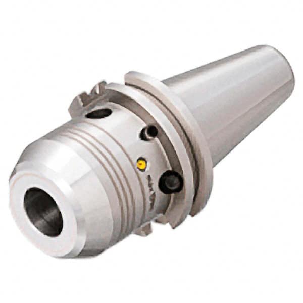 Iscar - CAT40 Taper Shank, 1" Hole Diam, Hydraulic Tool Holder/Chuck - 1.811" Nose Diam, 3.228" Projection, 2.28" Clamp Depth, 12,000 RPM, Through Coolant - Exact Tooling