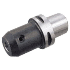 Iscar - C6 Modular Connection 8mm Hole End Mill Holder/Adapter - 28mm Nose Diam, 75mm Projection, DIN Flange Coolant - Exact Tooling