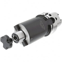 Iscar - HSK63A Taper Shank 22mm Pilot Diam Shell Mill Holder - 100mm Flange to Nose End Projection, 47mm Nose Diam, Through-Spindle Coolant - Exact Tooling