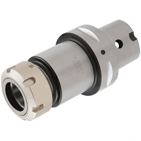 Iscar - 1mm to 10mm Capacity, 70mm Projection, Modular Connection, ER16 Collet Chuck - 0.0001" TIR, Through-Spindle - Exact Tooling