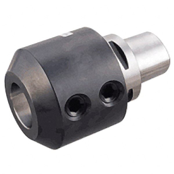 Iscar - C6 Modular Connection 7/8" Hole End Mill Holder/Adapter - 52mm Nose Diam, 3.189" Projection, Through-Spindle Coolant - Exact Tooling